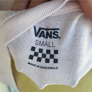 A baby pink Off The Walls Vans long sleeve shirt!